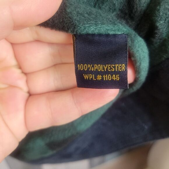 VTG 1946 Faux Suade Fleece Lined Navy Blue Trucker Jacket size XL - Picture 7 of 8